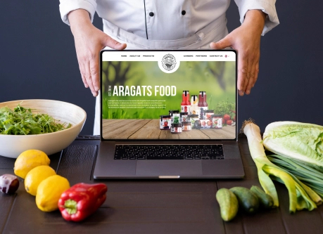 Aragats-Food - Website Design and Development