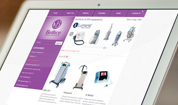 BELLICE-AESTHETIC & SPA EQUIPMENTS - Website Design and Development