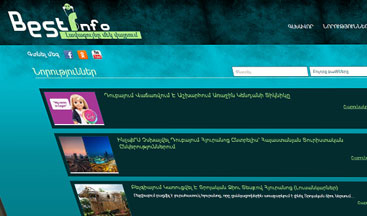 Bestinfo-entertainment site - Website Design and Development