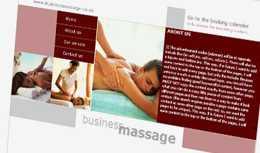 BUSINESS MASSAGE CENTER - Website Design and Development