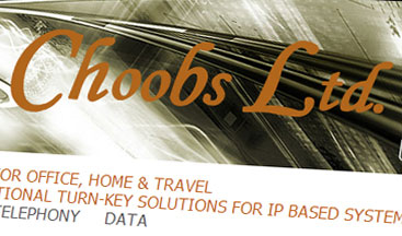 CHOOBS LTD. WEB SITE - Website Design and Development