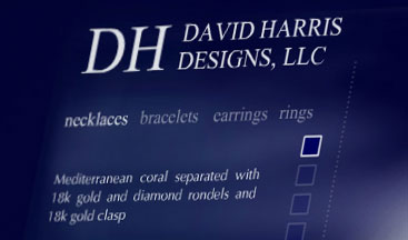 DAVID HARRIS DESIGNS JEWELLERY - Website Design and Development