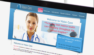 Vision Care - Website Design and Development