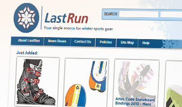 “LAST RUN” – WINTER SPORTS GEAR - Website Design and Development