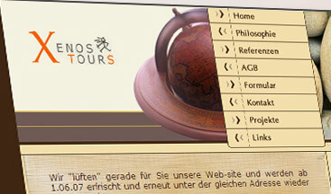 “XENOSTOURS” – PRIVATE TOUR AGENCY - Website Design and Development